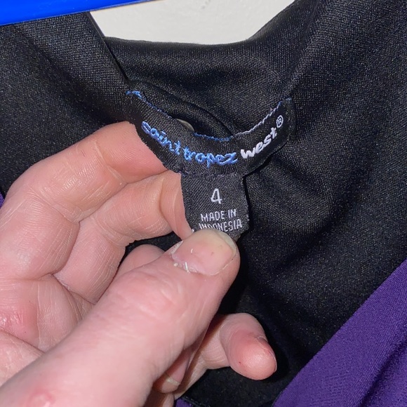 Dark Royal Purple Dress - Picture 3 of 3